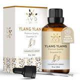 AVD Organics Ylang Ylang Essential Oil 100% Pure & Natural - 30ml for Aromatherapy, Diffuser, Skin & Hair