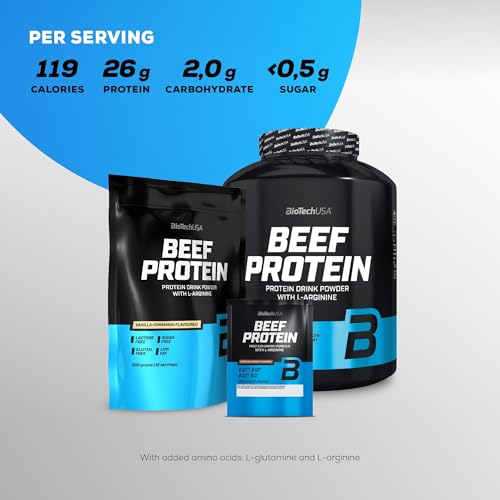 BioTechUSA Beef Protein - Chocolate Coconut 1.816kg | 87% Hydrolyzed | Lactose & Gluten Free
