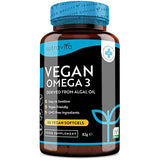 Nutravita Vegan Omega-3 Algal Oil (600mg DHA, 300mg EPA) - 60 Softgels
