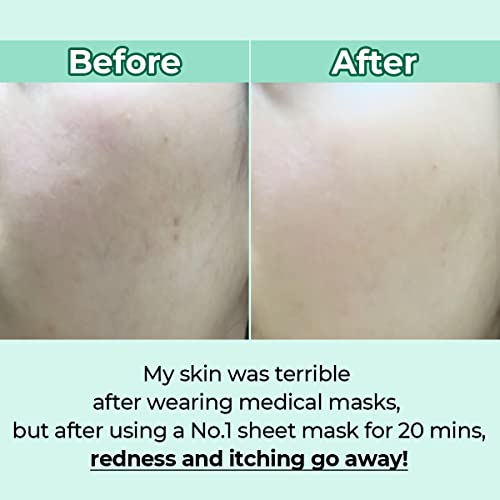 numbuzin No.1 Dewy Glow Spa Sheet Mask 4ea - At-Home Relaxing Facial Treatment