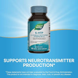 Nature's Way 5-HTP, Calms Nerves and Supports Appetite*, L-5-Hydroxytryptophan, Vitamins B6 & C, Griffonia Bean Extract 50 mg Per Tablet, 60 Count