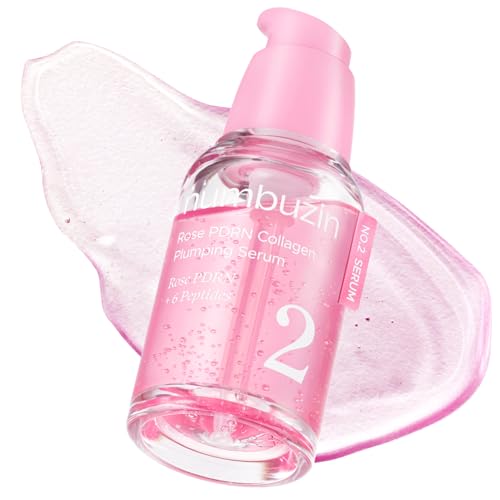 numbuzin No.2 Rose PDRN Collagen Plumping Serum – Hydrating & Firming Korean Skincare Serum for Dry & Combination Skin (1.01 fl.oz.)