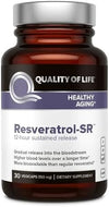 Quality Of Life صيغة طبيعية قوية مضادة للاكتئاب مع ريسفيراترول SR ٣٠ كبسولة نباتية