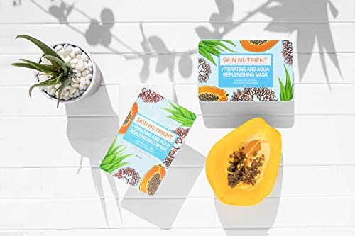 Hydrating & Aqua Replenishing Face Mask - Intense Moisture Sheet Mask for Dry & Dehydrated Skin