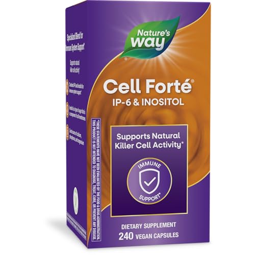 Nature's Way Cell Forté IP-6 & Inositol Supplement - Gluten-Free, Vegan, 240 Capsules
