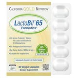California Gold Nutrition LactoBif 65 Probiotics 65 Billion CFU 30 Veggie Capsules
