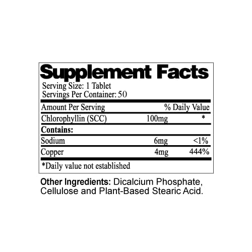 Body Mint Oral Deodorant Capsules - 50 Count (2-Pack)