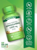 Nature's Truth 3000mg Ashwagandha Extract - Extra Strength 90 Count Supplement