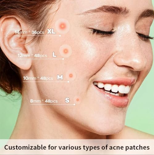 Sillyaura Acne Patches for Face - Invisible Ultra Thin Spot Cover Stickers, Strong Waterproof and Adhesive Overnight (36 Count / 2 Sizes)