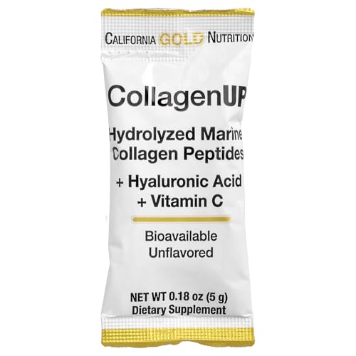 California Gold Nutrition CollagenUP® Marine Collagen Peptides w/ HA & Vitamin C (10 Servings)