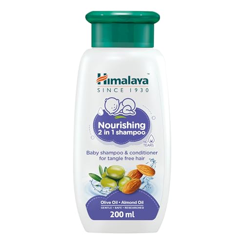 Himalaya Nourishing Baby 2-in-1 Shampoo & Conditioner with Olive & Almond Oils (200ml)