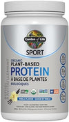 Garden of Life SPORT Organic Plant Protein, 30g, Vanilla, 806g