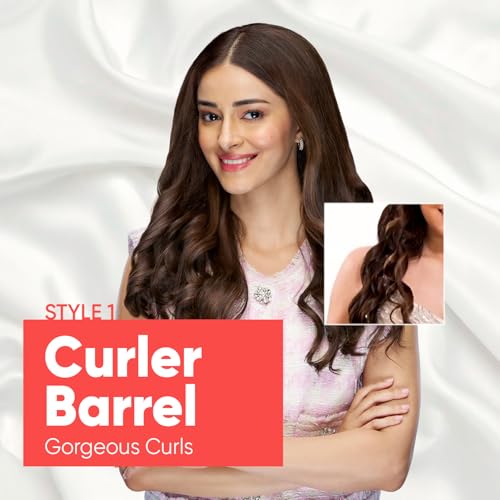 VEGA 3-in-1 Multi-Functional Hair Styler: Straightener, Curler & Crimper in Black (VHSCC-01)