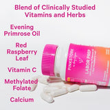 Pink Stork Labor Prep - Evening Primrose Oil & Red Raspberry Leaf Capsules (60ct)