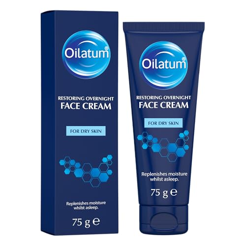Oilatum Restoring Overnight Face Cream for Dry & Sensitive Skin (75g)