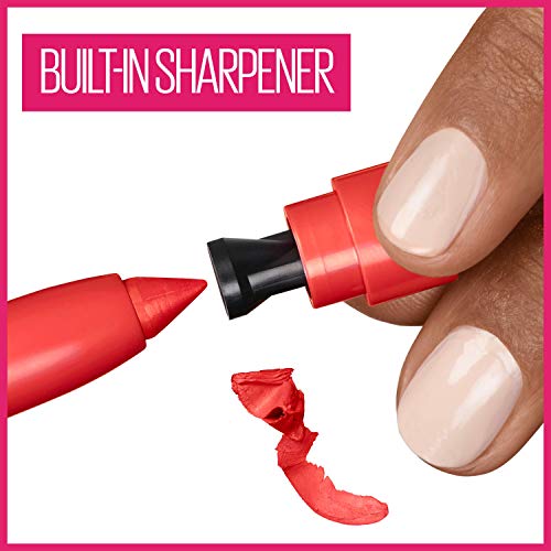 Maybelline Super Stay Ink Crayon Lipstick - Precision Tip Matte Lip Crayon with Built-in Sharpener, Longwear Up To 8Hrs, Change Is Good, Rose Pink (1 Count)