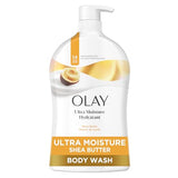Olay Ultra Moisture Shea Butter Body Wash - 30 oz - Hydrating & Nourishing Shower Gel