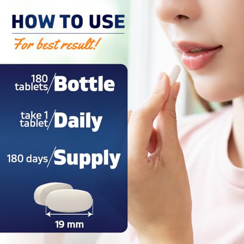 Vitamatic Magnesium Glycinate 500mg - 180 Vegetarian Tablets with B6