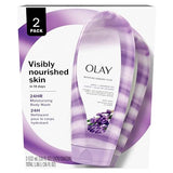 Olay Moisture Ribbons Plus Shea + Lavender Oil Body Wash - 18 oz (Pack of 2)