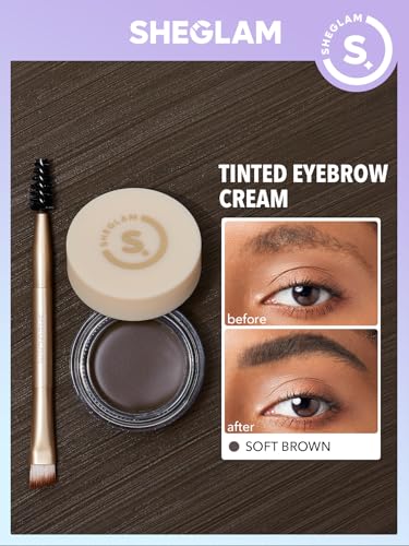 Sheglam Boss Brow Waterproof Pomade - Soft Brown | Long-Lasting Eyebrow Styling