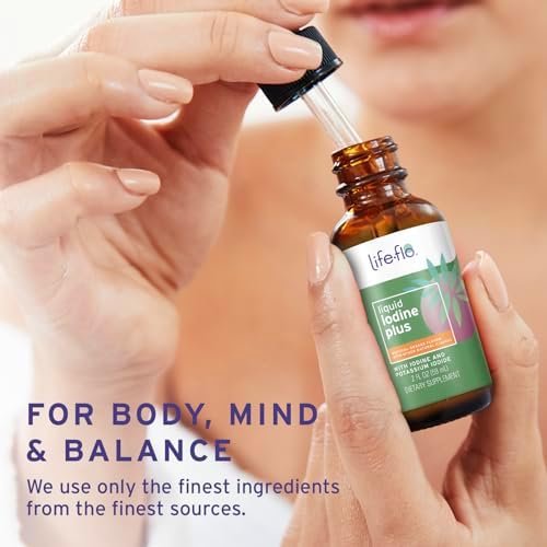 Life-Flo Iodine Plus Drops - Thyroid Support - 2 fl oz
