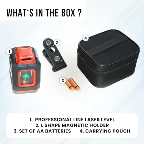 iBELL IBL LL5-45 Professional Green Beam 5-Line Self-Leveling Laser Level