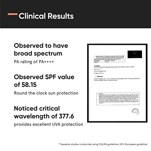 Minimalist Multi Vitamin SPF 50+ PA++++ Sunscreen | Oxybenzone & OMC Free | 50g