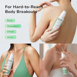 BellamiLuxx Back & Body Acne Treatment Spray with Tea Tree Oil for Clear, Soothe & Moisturize - Effective for Men, Women & Teens
