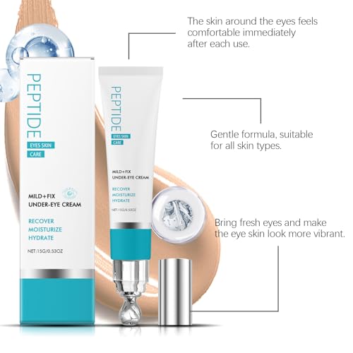Peptide Mild Repair Eye Cream - Hydrating Dark Circle & Puffiness Relief, 50ml
