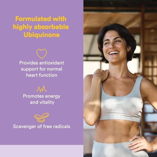 Natural Factors Coenzyme Q10 60 Softgels - Energy & Heart Health