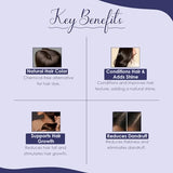 mi nature 100% Organic Indigo Hair Powder - Natural Colorant