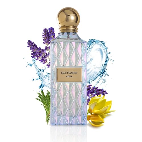 Ibrahim Alqurashi Blue Diamond Aqua Extrait De Parfume 200ml - Long-Lasting, Refreshing Fragrance for Men & Women