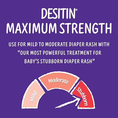 Desitin Baby Diaper Rash Cream - Fast Relief for Sore Skin