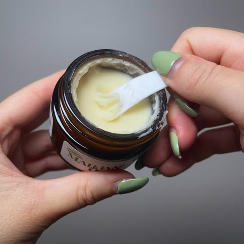 Unrefined Organic Shea Butter 50g - 100% Pure & Natural Vegan Butter for Face, Hair, Skin & Stretch Marks