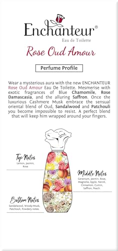 Enchanteur Rose Oud Amour Eau de Toilette - 100ml