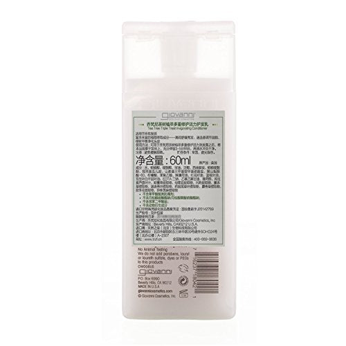 Giovanni Tea Tree Triple Treat Conditioner 60ml - Organic Hair Renewal
