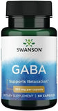 Swanson GABA 250mg - 60 Capsules for Relaxation & Sleep Support