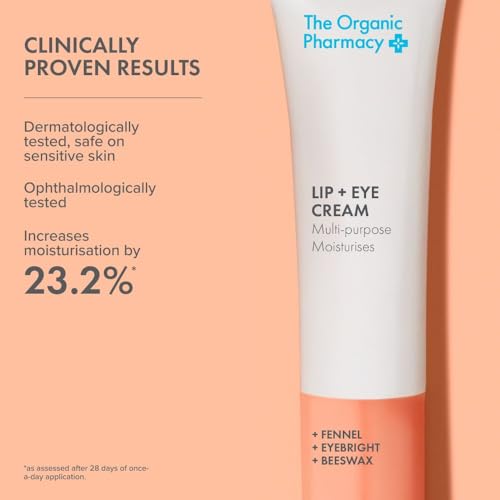 TOP LIP & EYE CREAM 10ML - Hydrating Eye & Lip Care Cream for Fine Lines, Dark Circles & Dryness | Paraben-Free