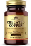 Solgar Chelated Copper - 100 Tablets