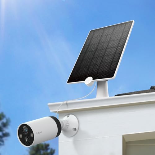 Tapo 4.5W Solar Panel for Battery-Powered Cameras, IP65 Weatherproof with 360° Adjustable Bracket