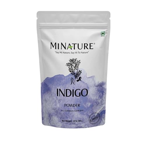 mi nature 100% Organic Indigo Hair Powder - Natural Colorant