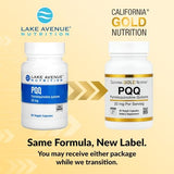 California Gold Nutrition PQQ, 20 mg, Mitochondrial Support, 60 Veggie Capsules