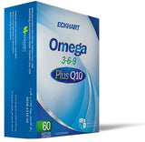Omega 3-6-9 Plus Q10 60 Capsules - Heart & Brain Support with CoQ10