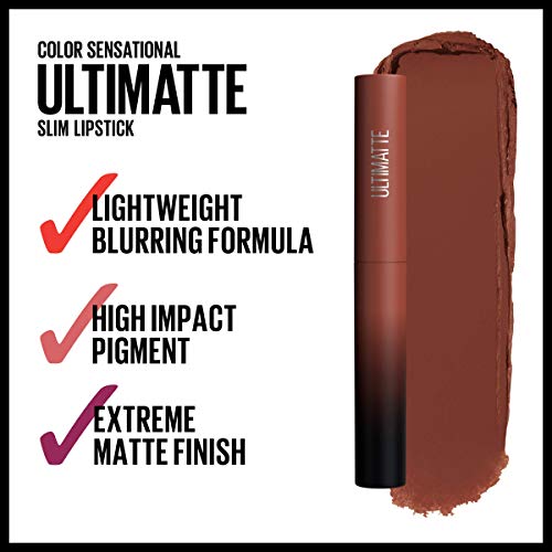 Maybelline Color Sensational Ultimatte Matte Lipstick - More Truffle, Non-Drying, 1 Count