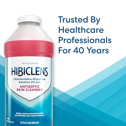 Hibiclens Antimicrobial Skin Cleanser - 32oz Large Size for Home & Hospital