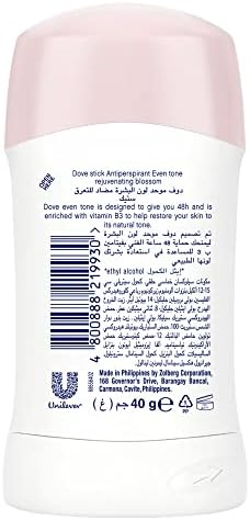Dove Even Tone Antiperspirant Deodorant Stick - Rejuvenating Blossom