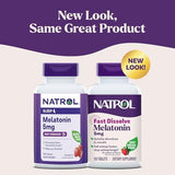 Natrol Melatonin Fast Dissolve, Extra Strength, Strawberry, 5 mg, 150 Tablets