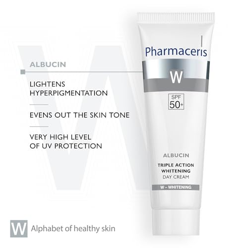 Pharmaceris W Albucin Whitening Day Cream SPF 50+ with 4% Niacinamide (30ml)