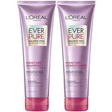L'Oreal Paris EverPure Moisture Sulfate Free Shampoo and Conditioner for Color-Treated Hair - 8.5 Ounce (Set of 2)