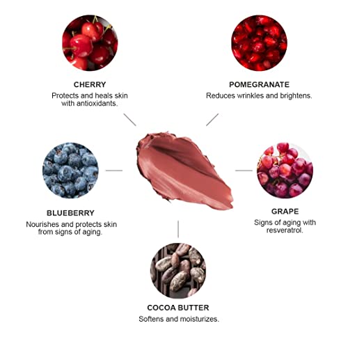 100% Pure Cocoa Butter Matte Lipstick - Sahara (Deep Neutral Nude)
